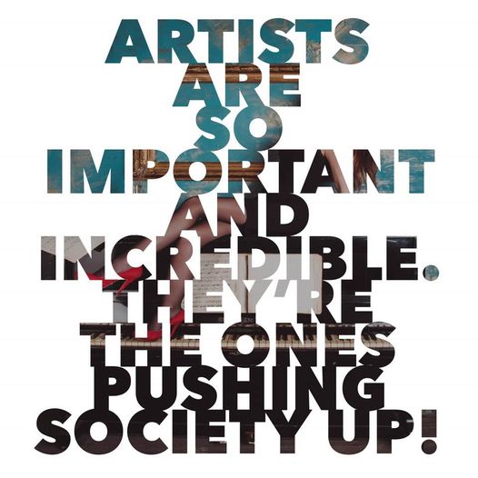 Artists Push Society Up