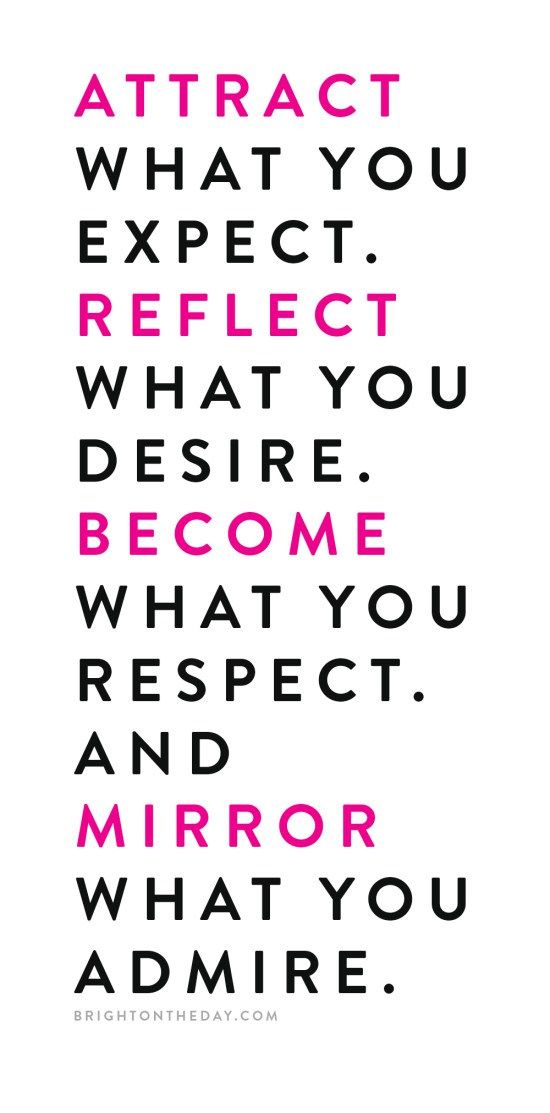 Attract Reflect Become Mirror