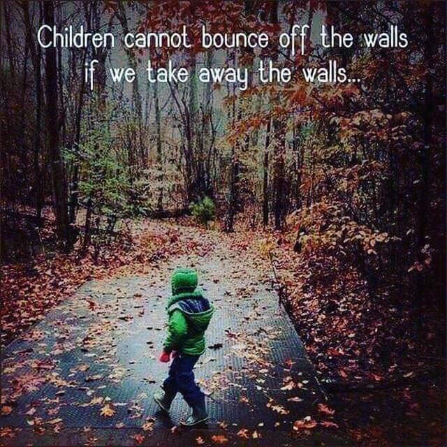 Children Cannot Bounce Off The Walls...