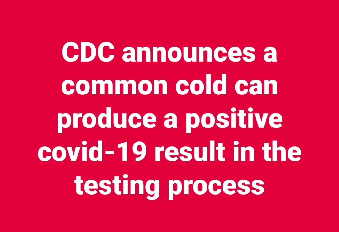 Having The Common Cold Equals Positve For COVID-19