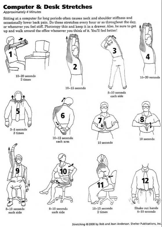 Computer And Desk Stretches