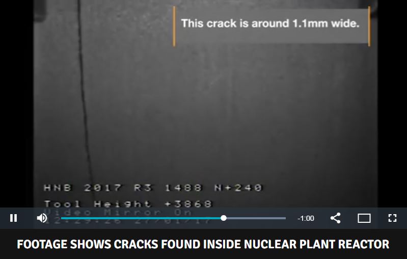 Crack In Nuclear Reactor