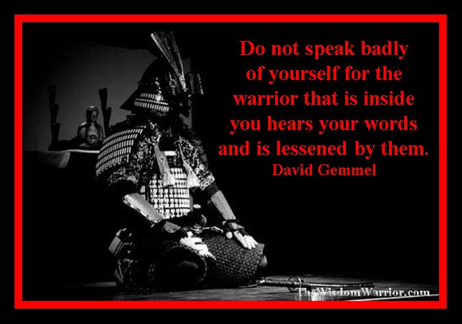 Do Not Speak Badly Of Yourself