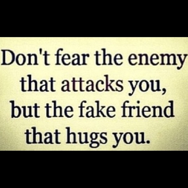 Don't Fear The Enemy That Attacks You