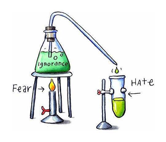 Fear Plus Ignorance Eq Hate