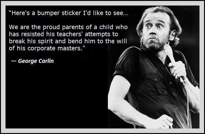 George Carlin Bumper Sticker
