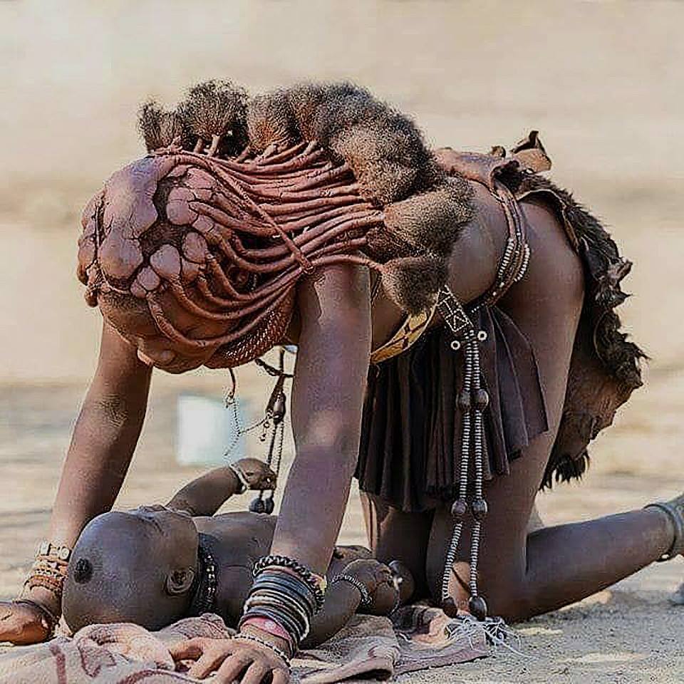Himba Mother And Child