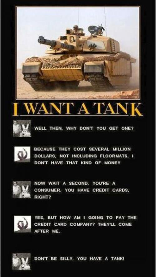 I Want A Tank
