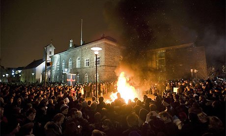Iceland Protest