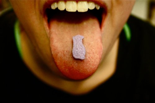 Kids Vitamin On Tongue