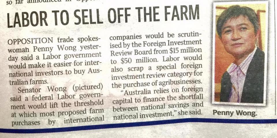 Labor To Sell The Farm