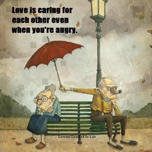 Love Is Caring For Each Other Even When You Are Angry