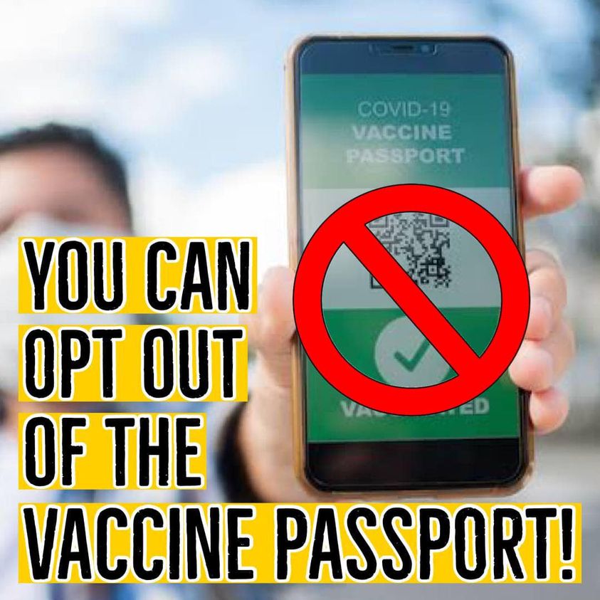 You Can Opt Out Of Vaccine Passport