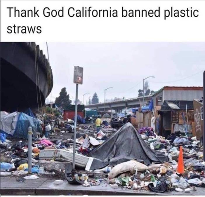 Thank God California Banned Plastic Straws