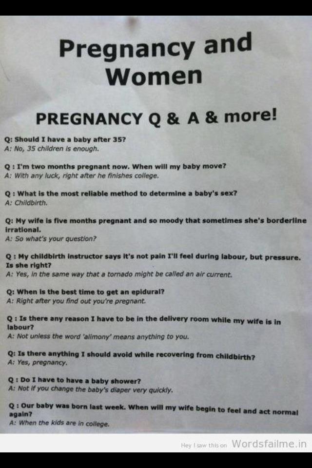 Pregnancy Q and A