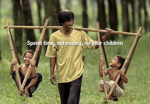 Spend Time, Not Money, On Your Children