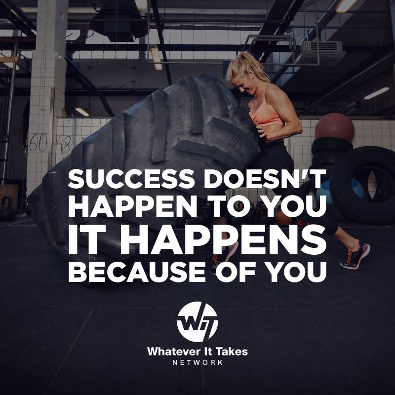 Success Happens Because Of You