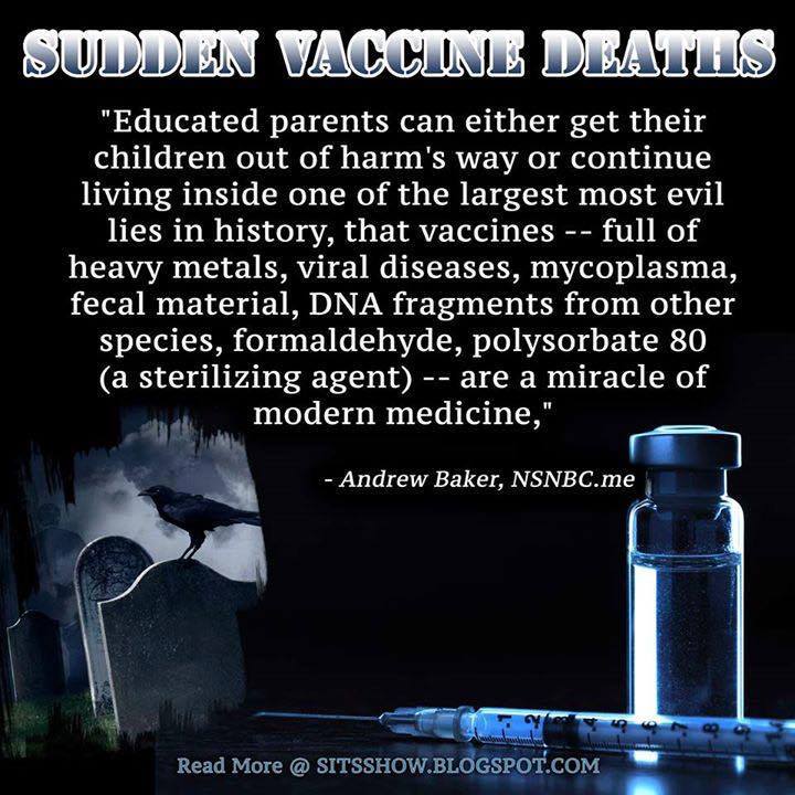 Sudden Vaccine Deaths