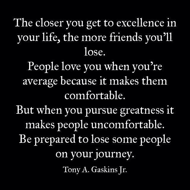 The Closer You Get To Excellence