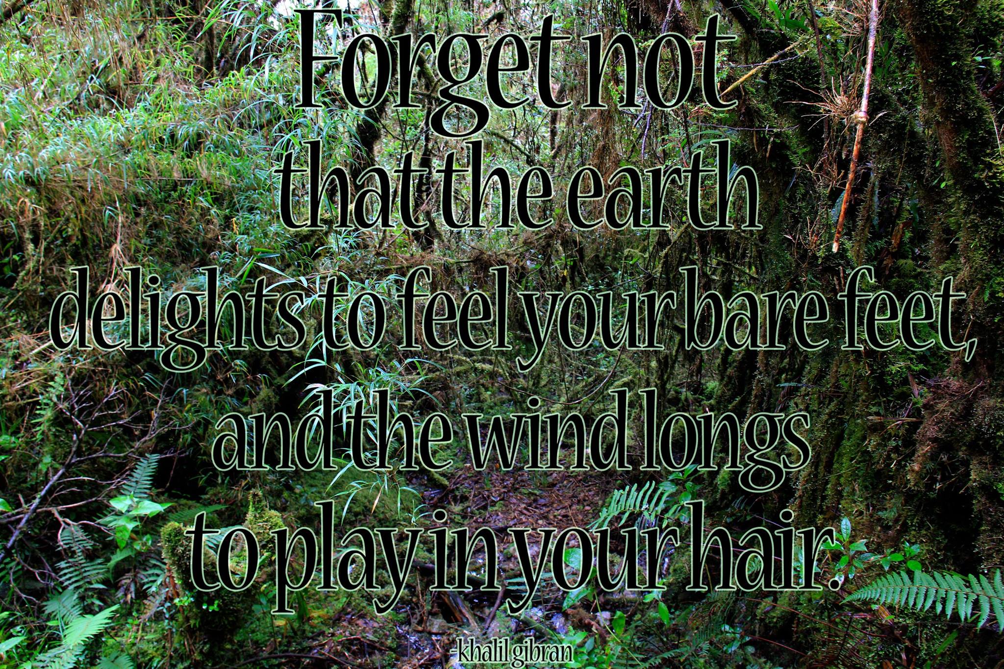 The Earth Delights To Feel Your Bare Feet