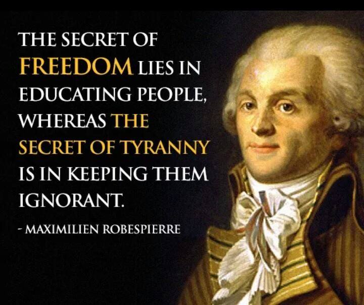 The Secret Of Freedom Is Education