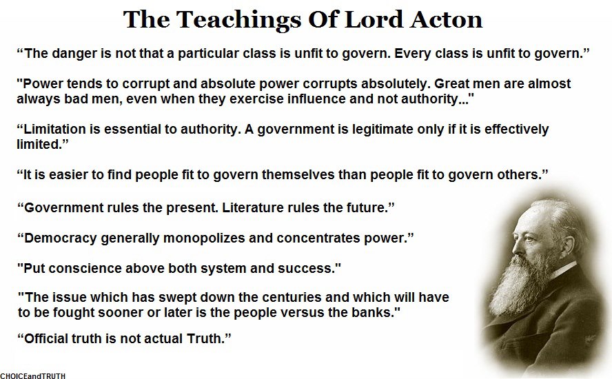 The Teachings Of Lord Acton