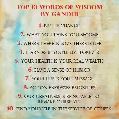 Top Ten From Gandhi