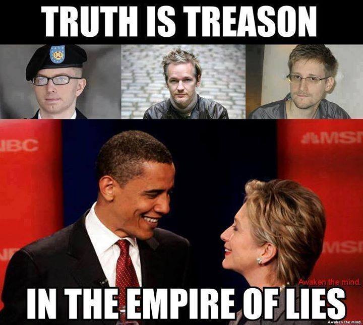 Truth Is Treason In The Empire Of Lies