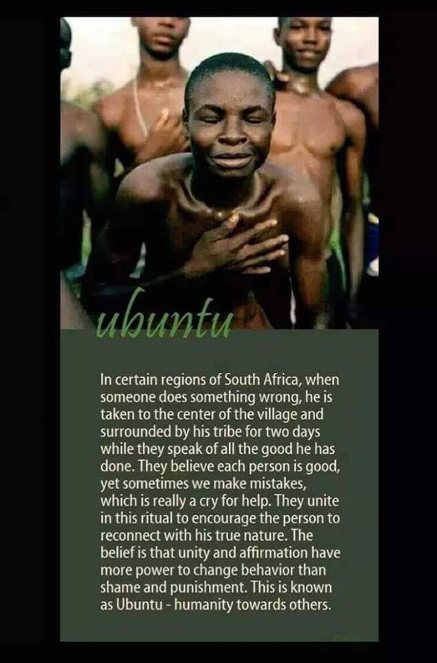 Ubuntu-Humanity Toward Others