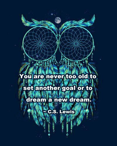 You Are Never Too Old To Set A  New Goal