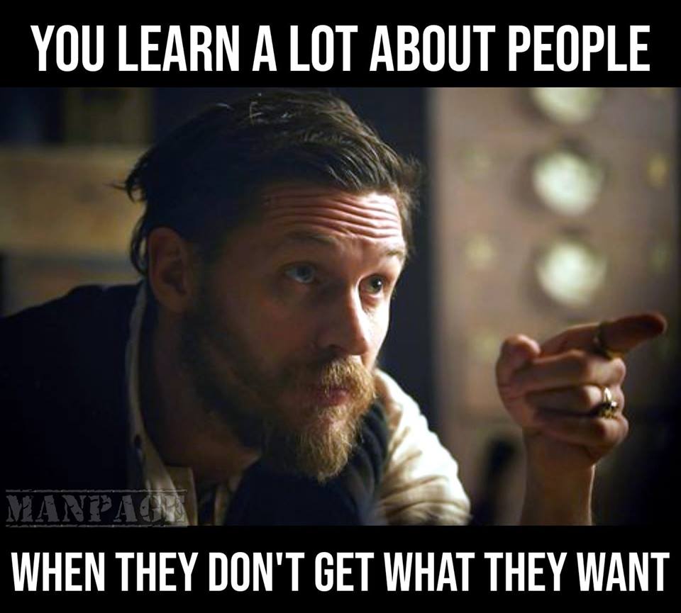 You Learn A Lot About People
