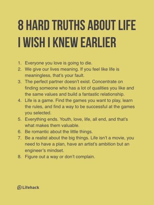 8 Life Truths