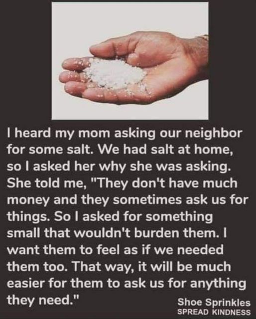 Asking For Salt