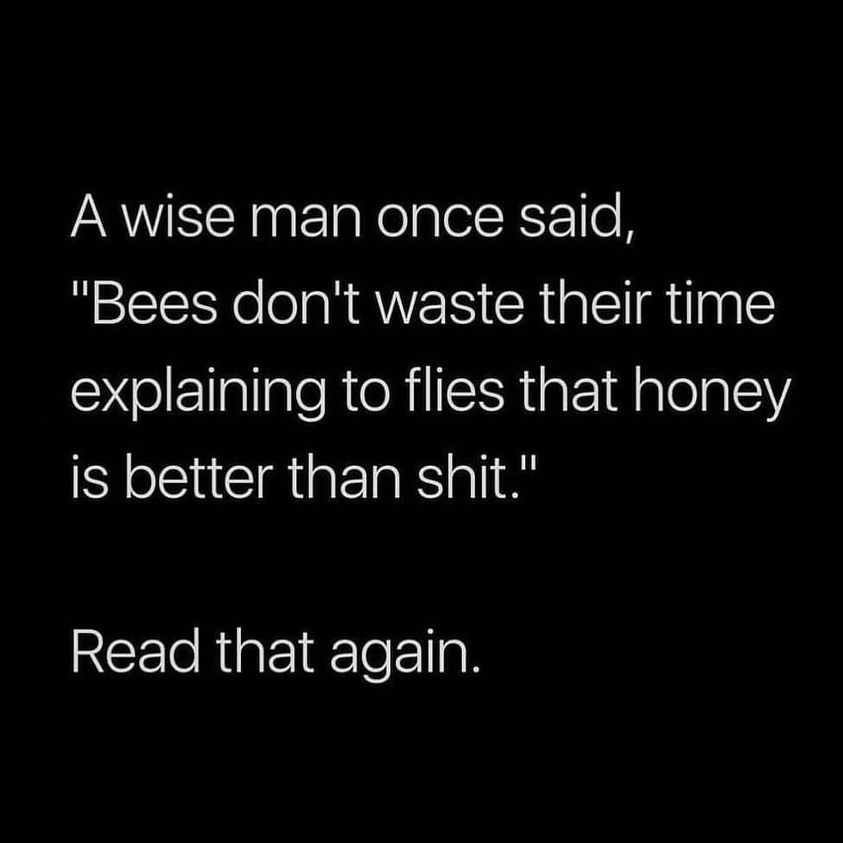 Bees Don't Waste Time...
