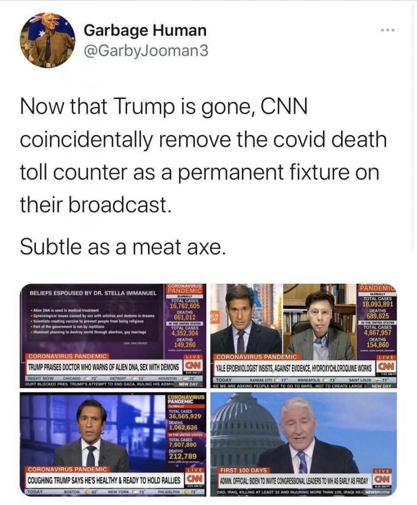 CNN Subtle As A Meat Axe