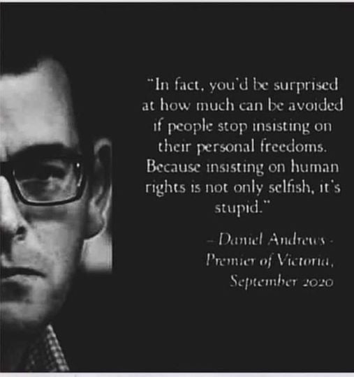 Dan Andrews On Human Rights
