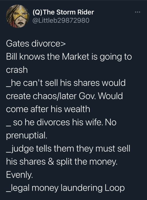 Bezos and Gates Divorces - Get Out Of Jail Cards?
