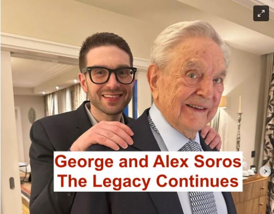 George Soros and son Alex