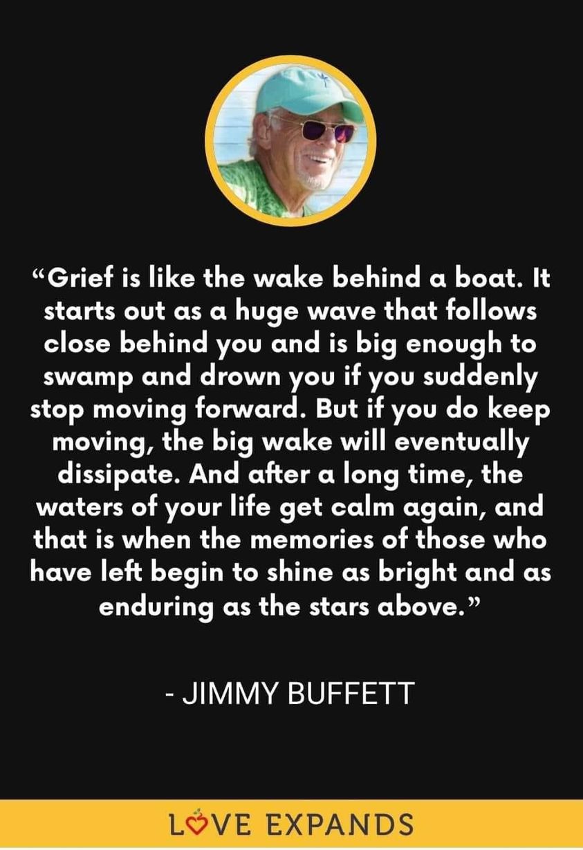 Jimmy Buffett On Grief