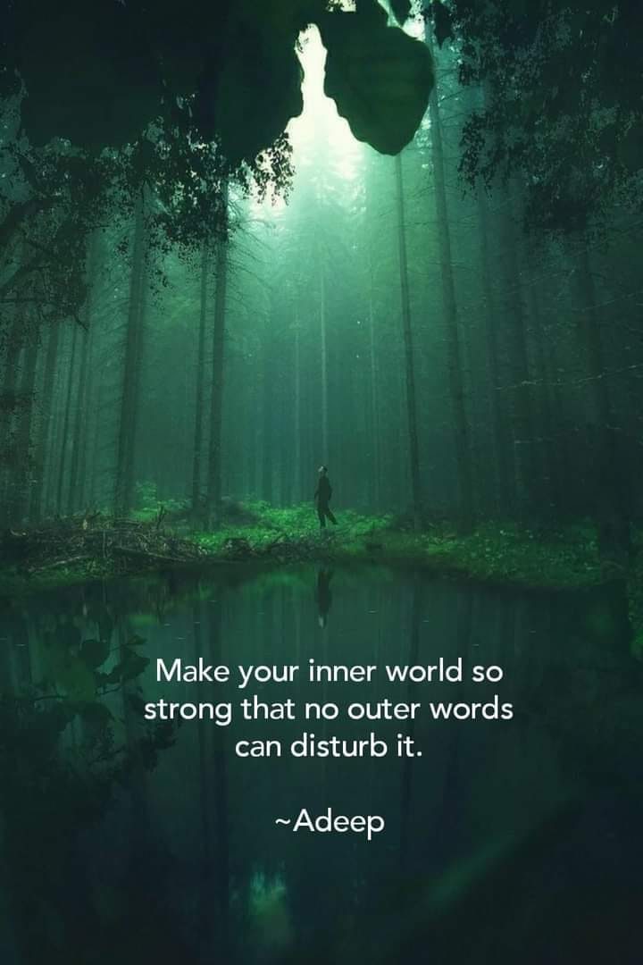 Make Your Inner World So Strong