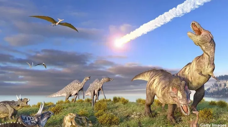 Meteor And Dinosaurs