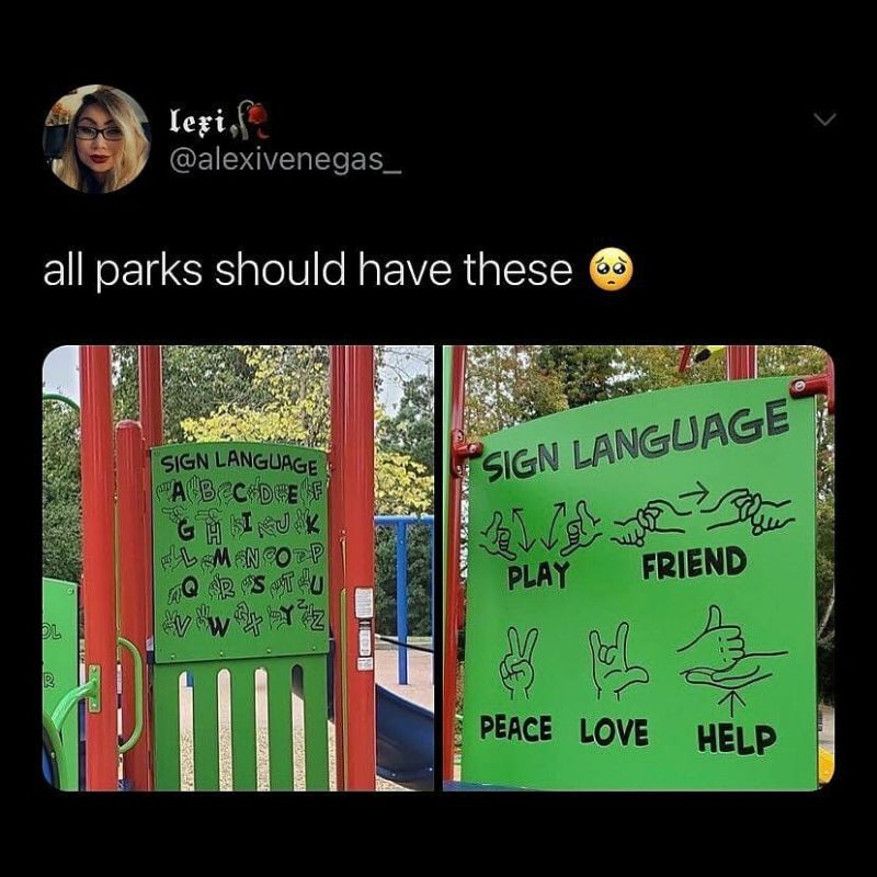 Playground Sign Language