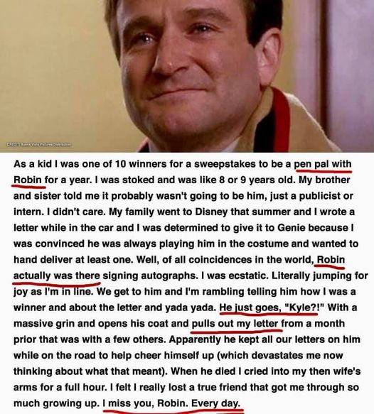 Robin Williams Cared