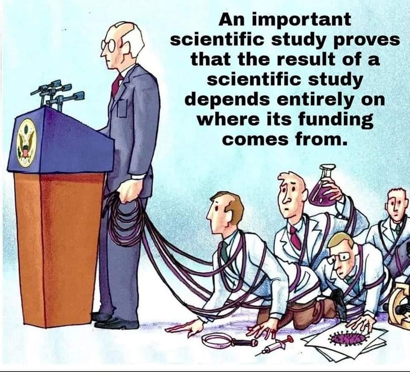 Science Says... ...Whatever the Funders Want It To Say!