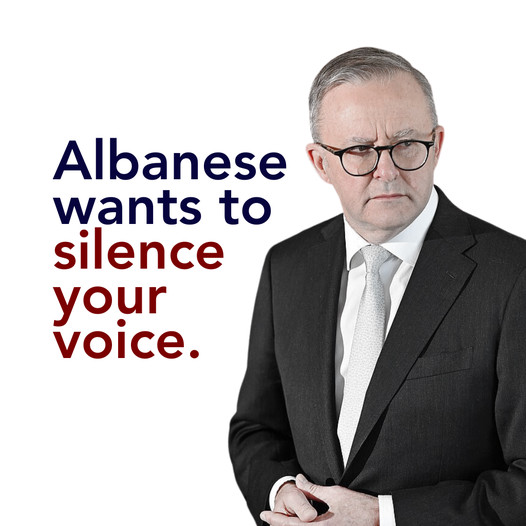 Albanese Wants To Silence Your Voice