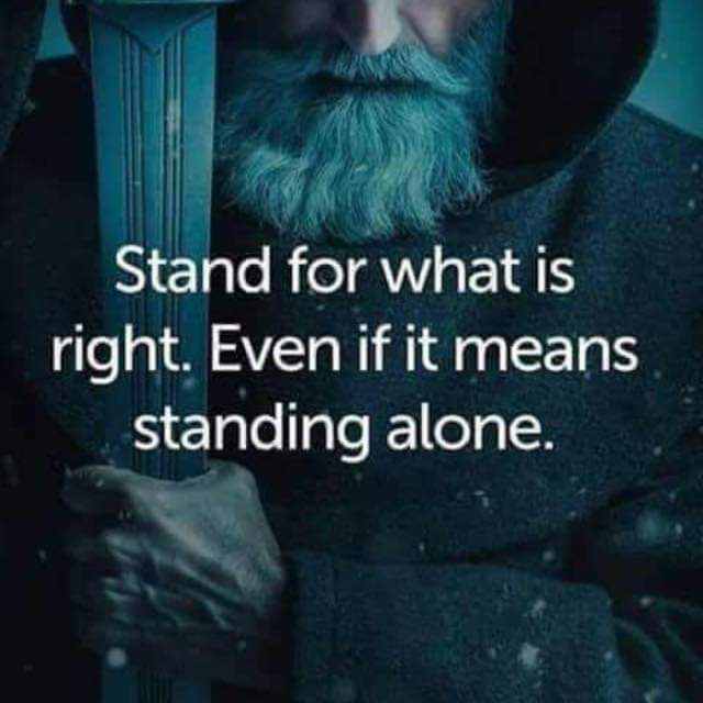 Stand For What Is Right