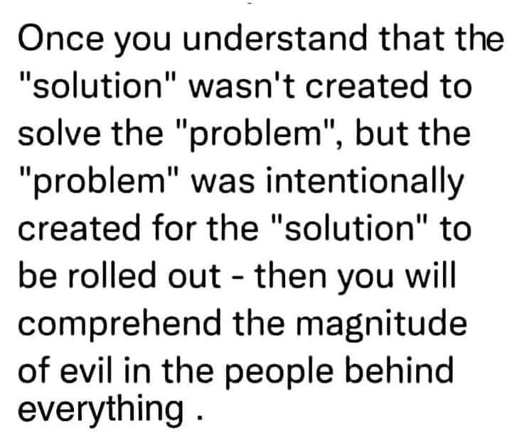 The Problem Creates The Need
