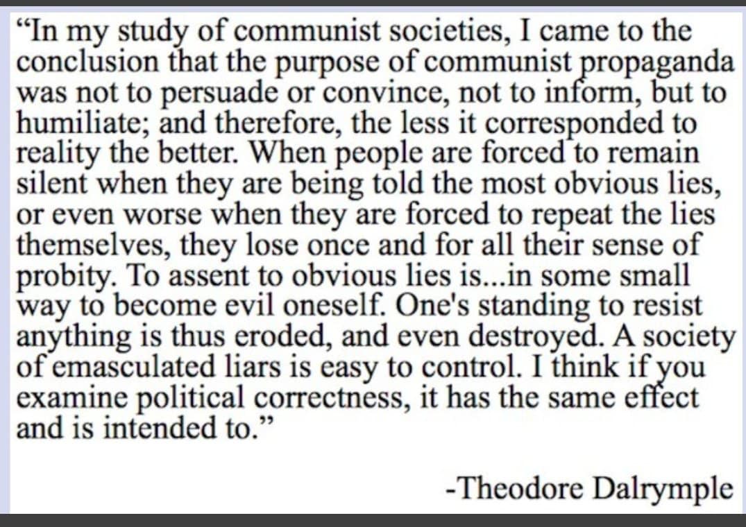 Theodore Dalrymple Quote On Communism