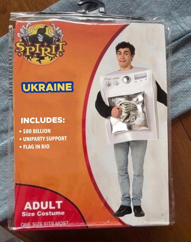 Ukraine Money Laundering Costume
