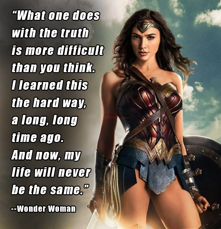 What One Does With Truth-Wonder Woman